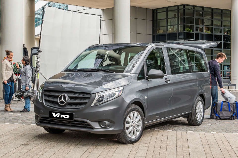 Der neue Vito – Tourer PRO, 114 CDI, Exterieur, flintgrau metallic The New Vito – Tourer PRO, 114 CDI, Exterior, flint grey metallic