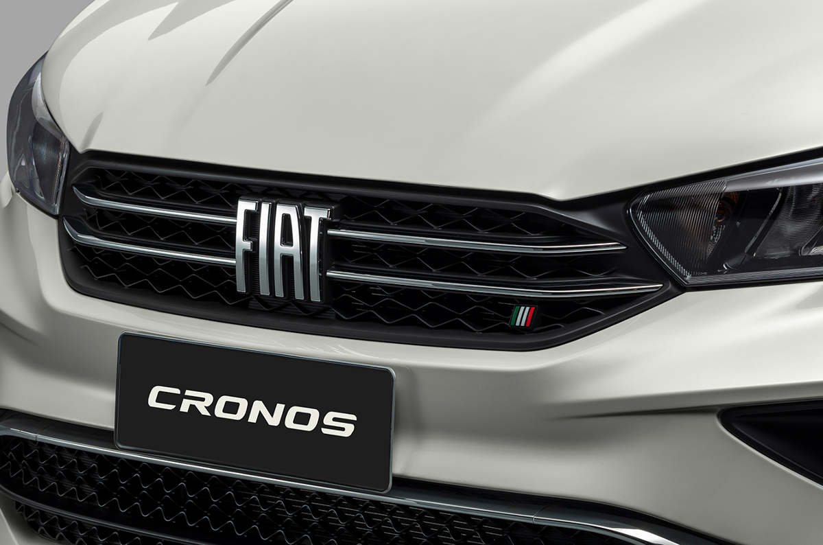 Frontal del Fiat Cronos 2023