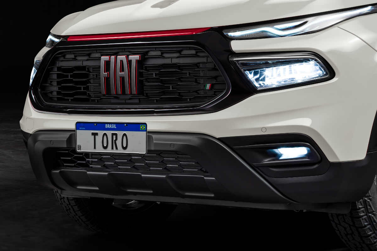 Nuevo diseño frontal de la Fiat Toro Ultra 2024