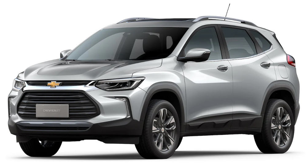 Chevrolet Tracker color gris plata