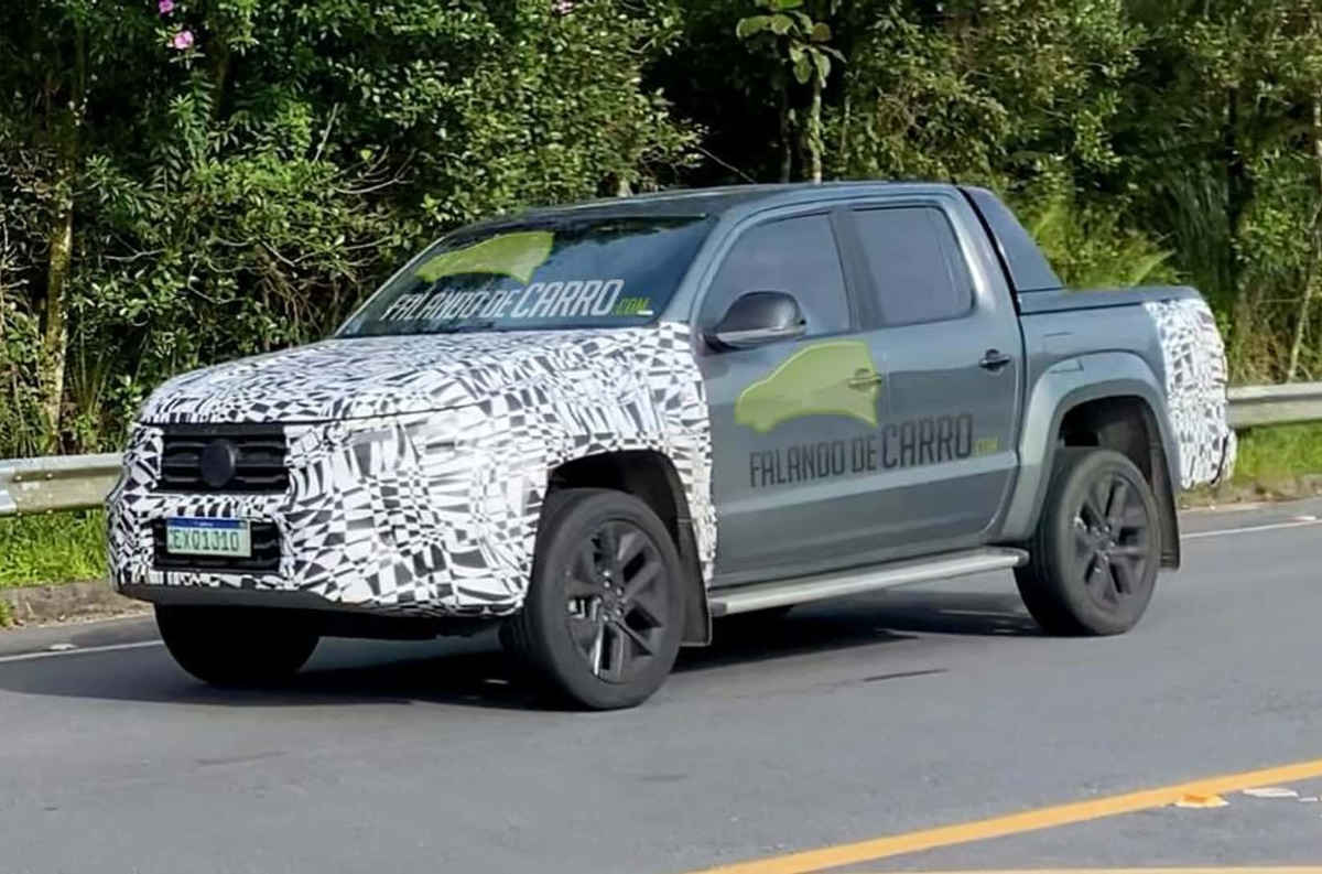 La nueva Volkswagen Amarok 2025 continúa anticipando sus novedades