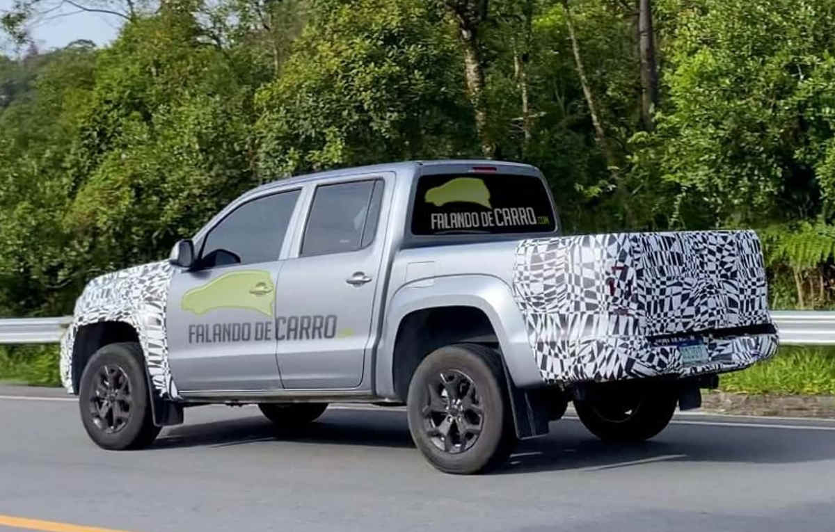 La nueva Volkswagen Amarok 2025 continúa anticipando sus novedades