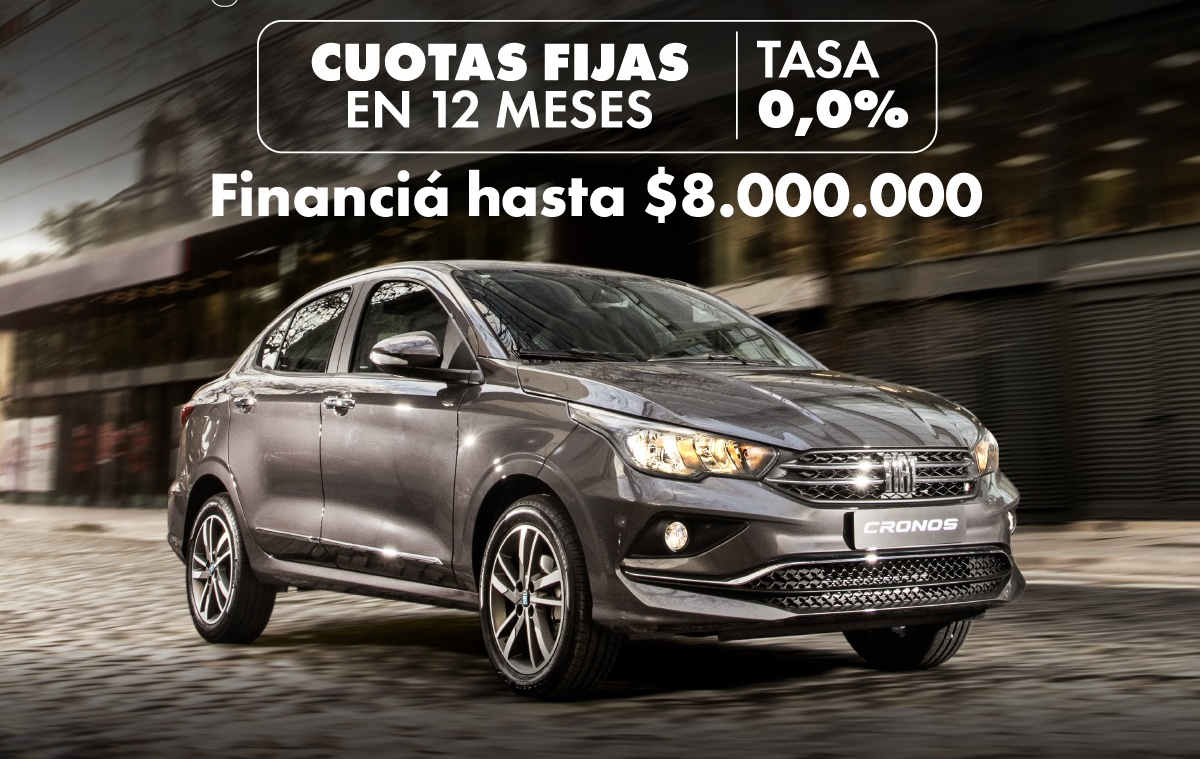 Fiat Cronos tasa 0%