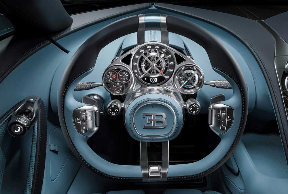 bugatti tourbillon tablero volante