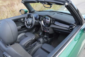 prueba mini cooper s cabrio interior