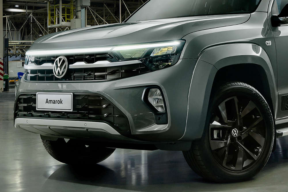 vw amarok 2025 imagen oficial frontal