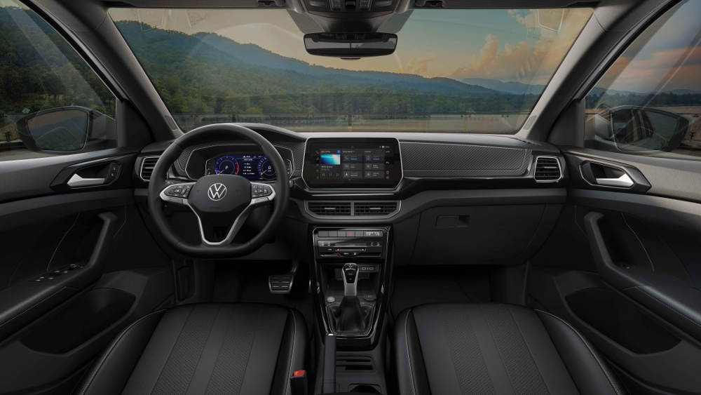 vw t cross 2025 imagen interior