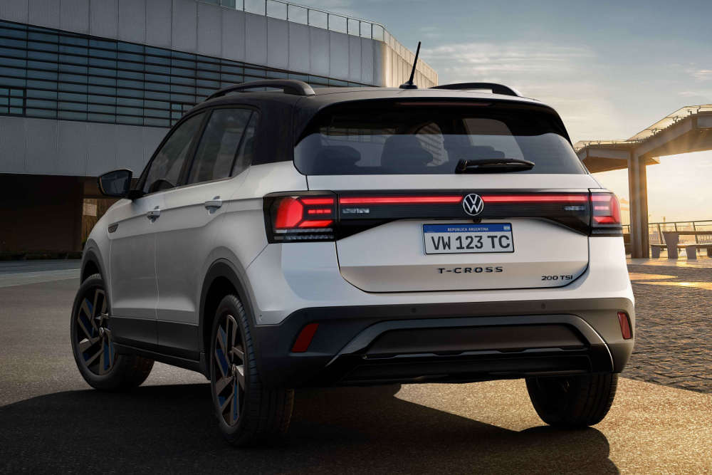 vw t cross 2025 imagen trasera