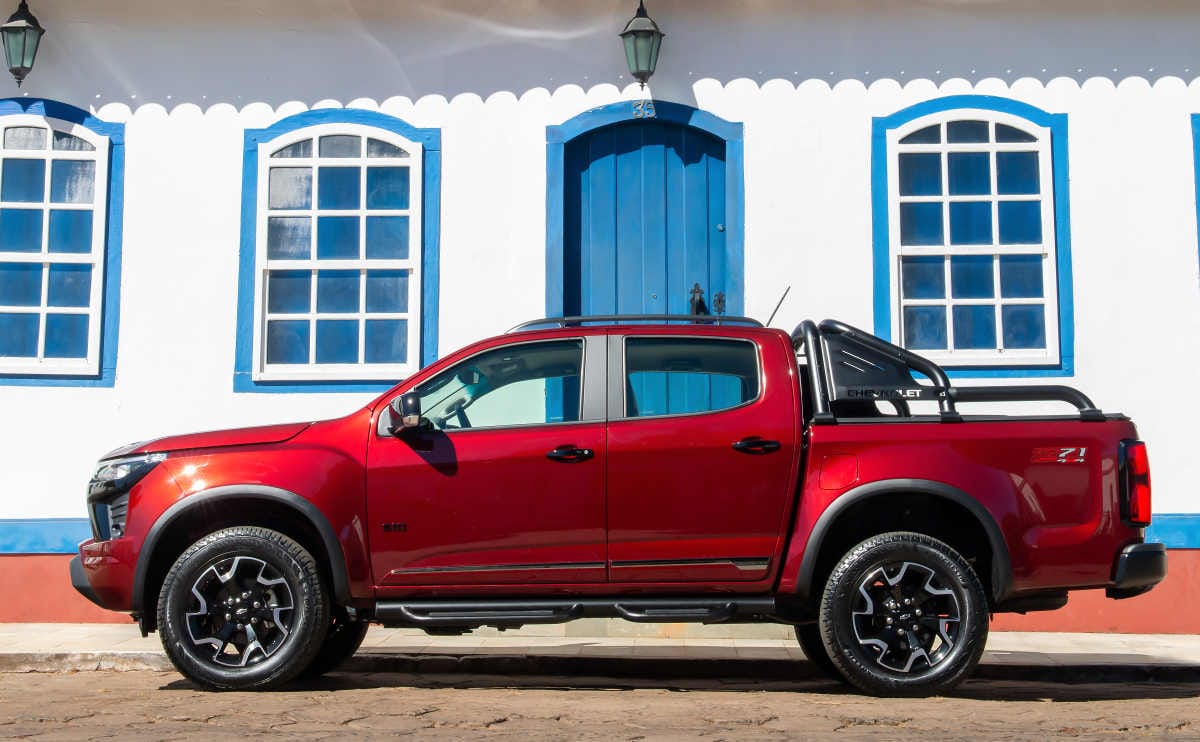Chevrolet S10 Z71 2026 lateral en Argentina